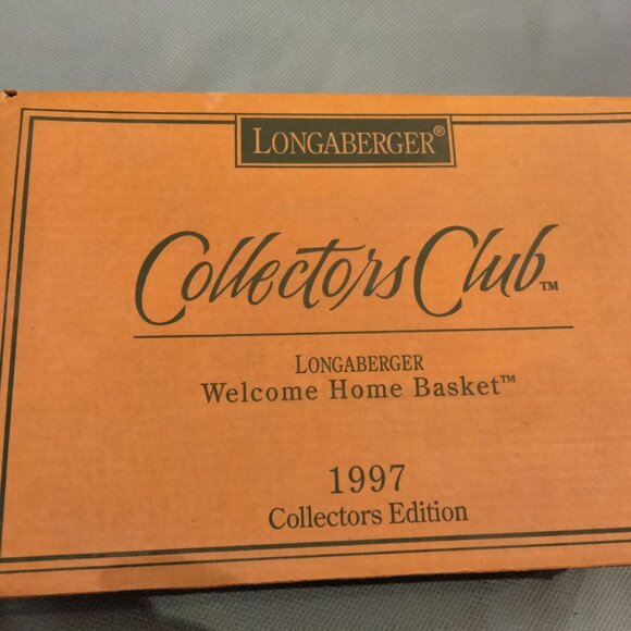 Longaberger 1997 Collector's Club Welcome Home Basket - Picture 3 of 5